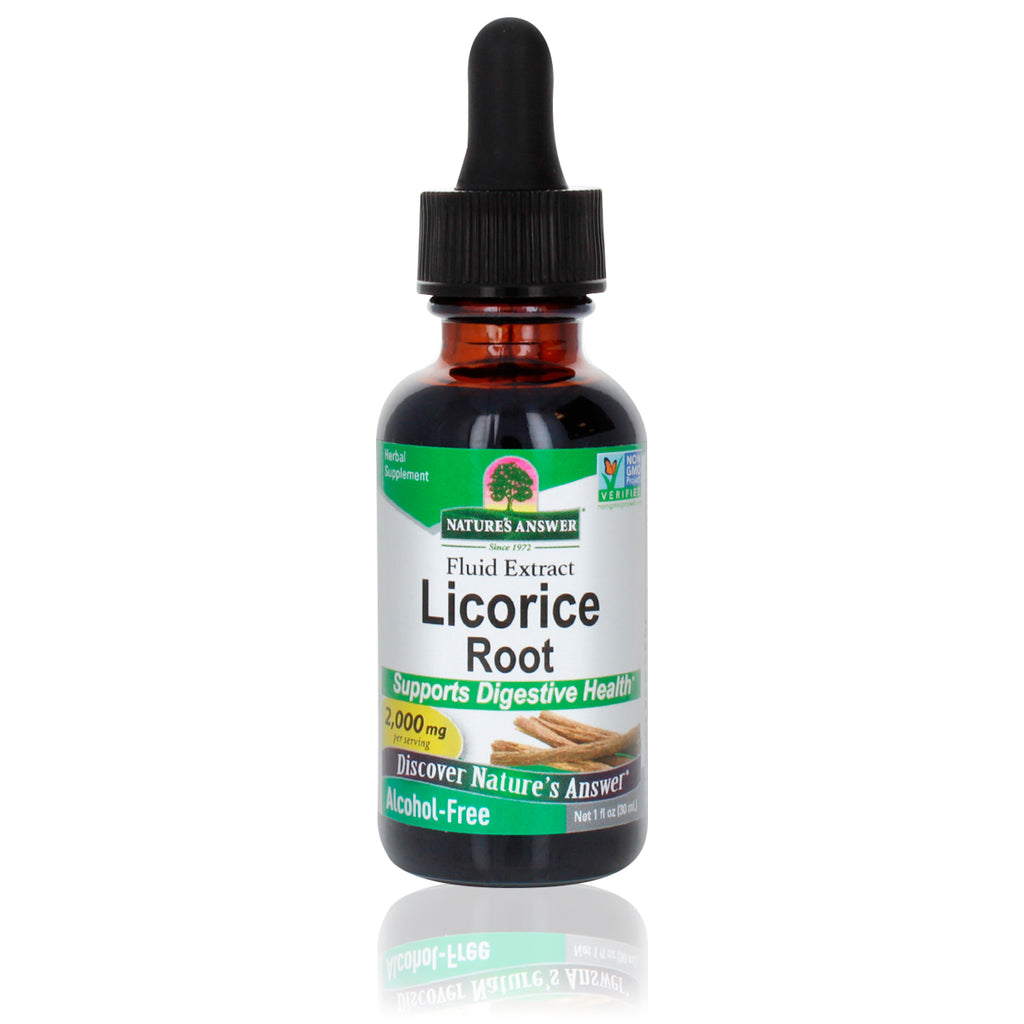 Zoethout alcoholvrije tinctuur 30ml Green Vitality Kaardeshop Nature's Answer