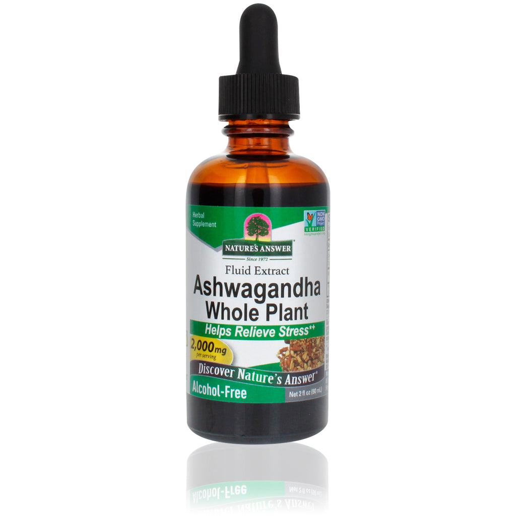 Green Vitality Ashwagandha-extract-60ml-Natures-Answer-bottle